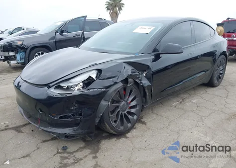2023 Tesla Model 3 Performance Dual Motor All-Wheel Drive из США, поврежденный, VIN 5YJ3E1ECXPF683778